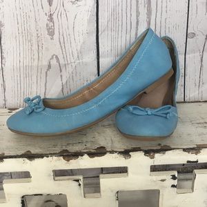 Baby Blue Restricted Flats Sz 8